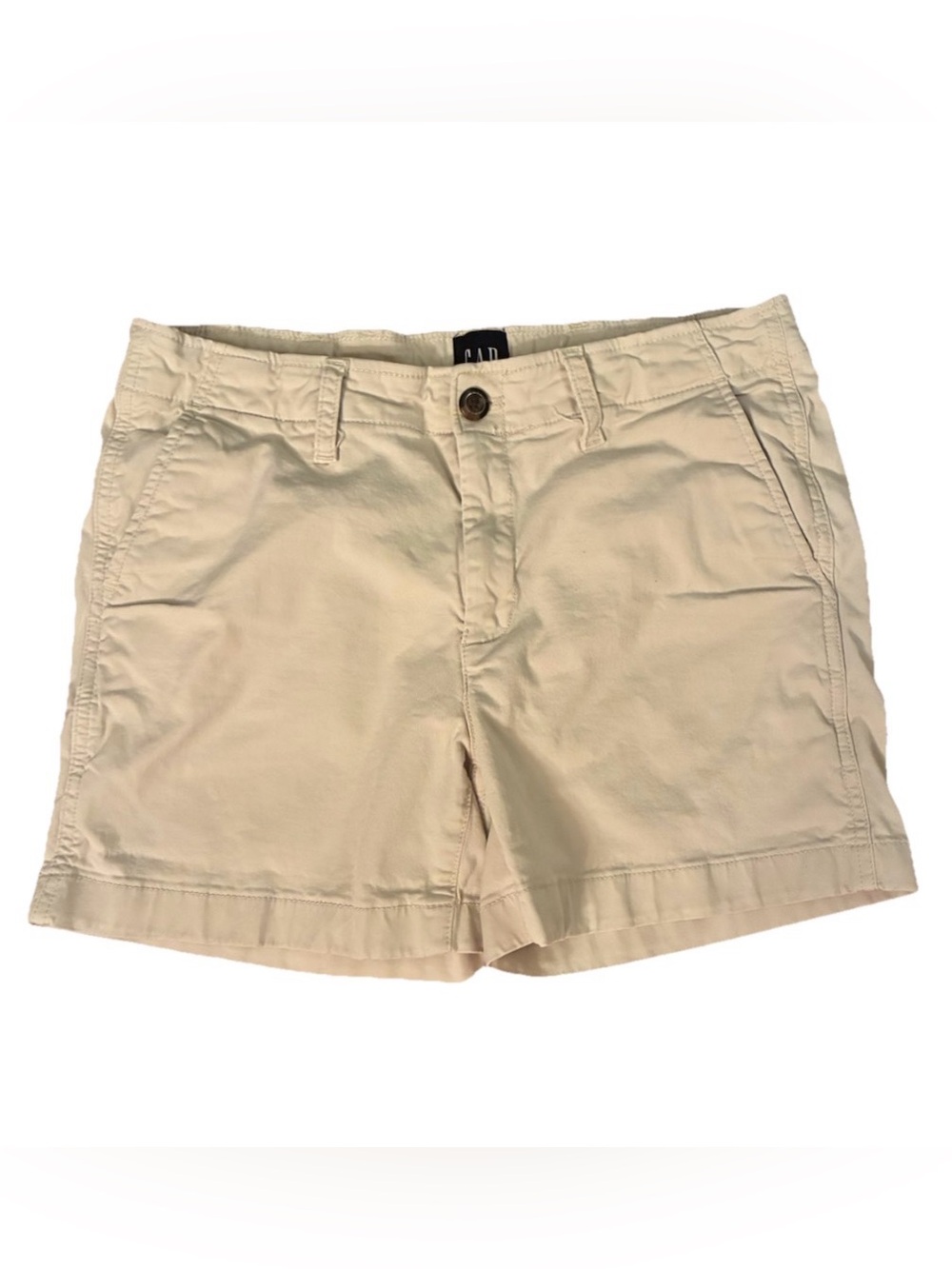 GAP Women's Classic  Mid Rise Stretch  Cotton 5” Shorts, Size 8